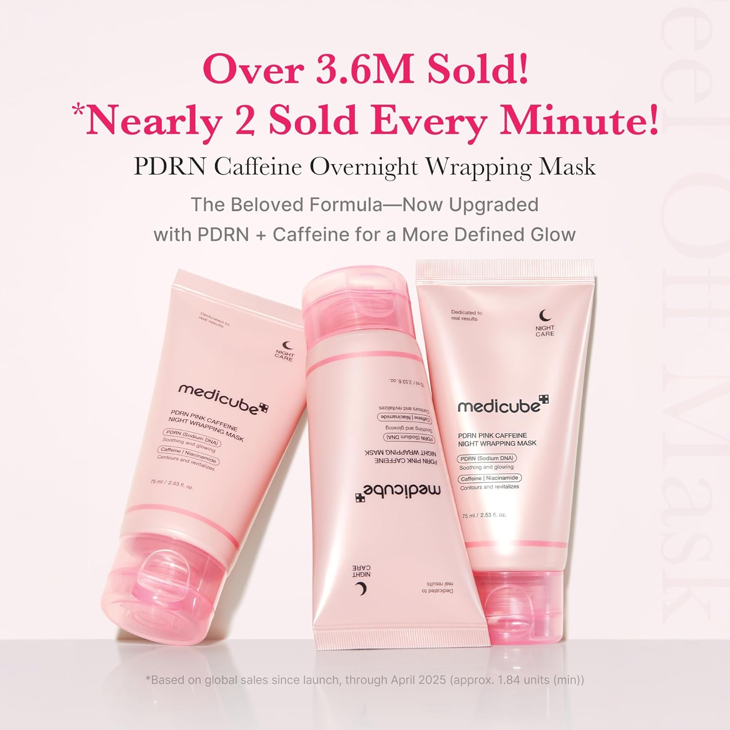 PDRN Pink Caffeine Night Wrapping Mask - 75ml