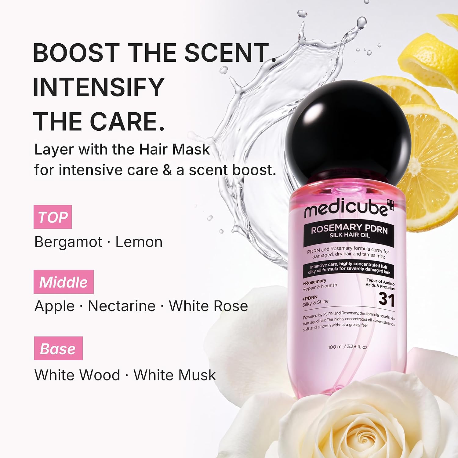 Rosemary PDRN Silk Hair Oil - 100ml