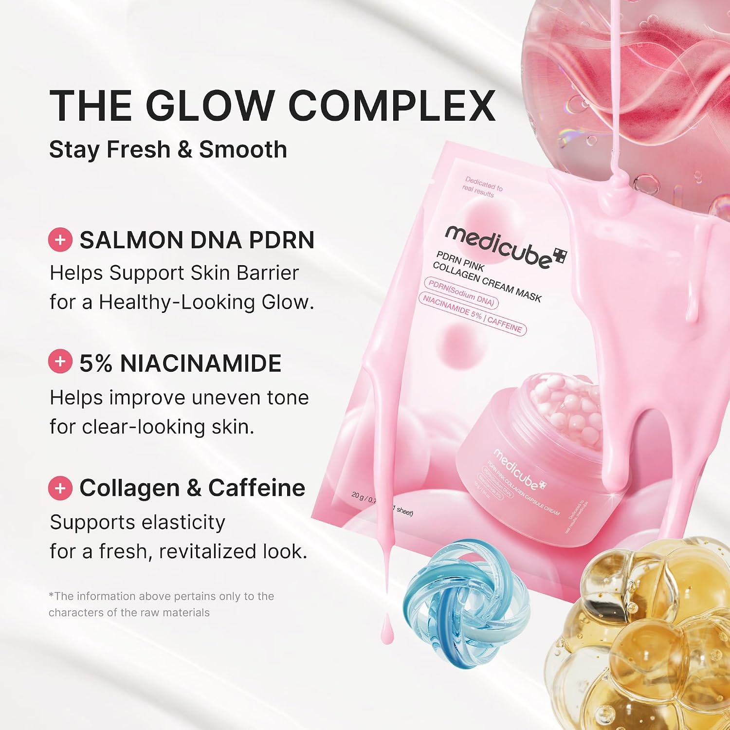 PDRN Pink Collagen Cream Mask - 4ea