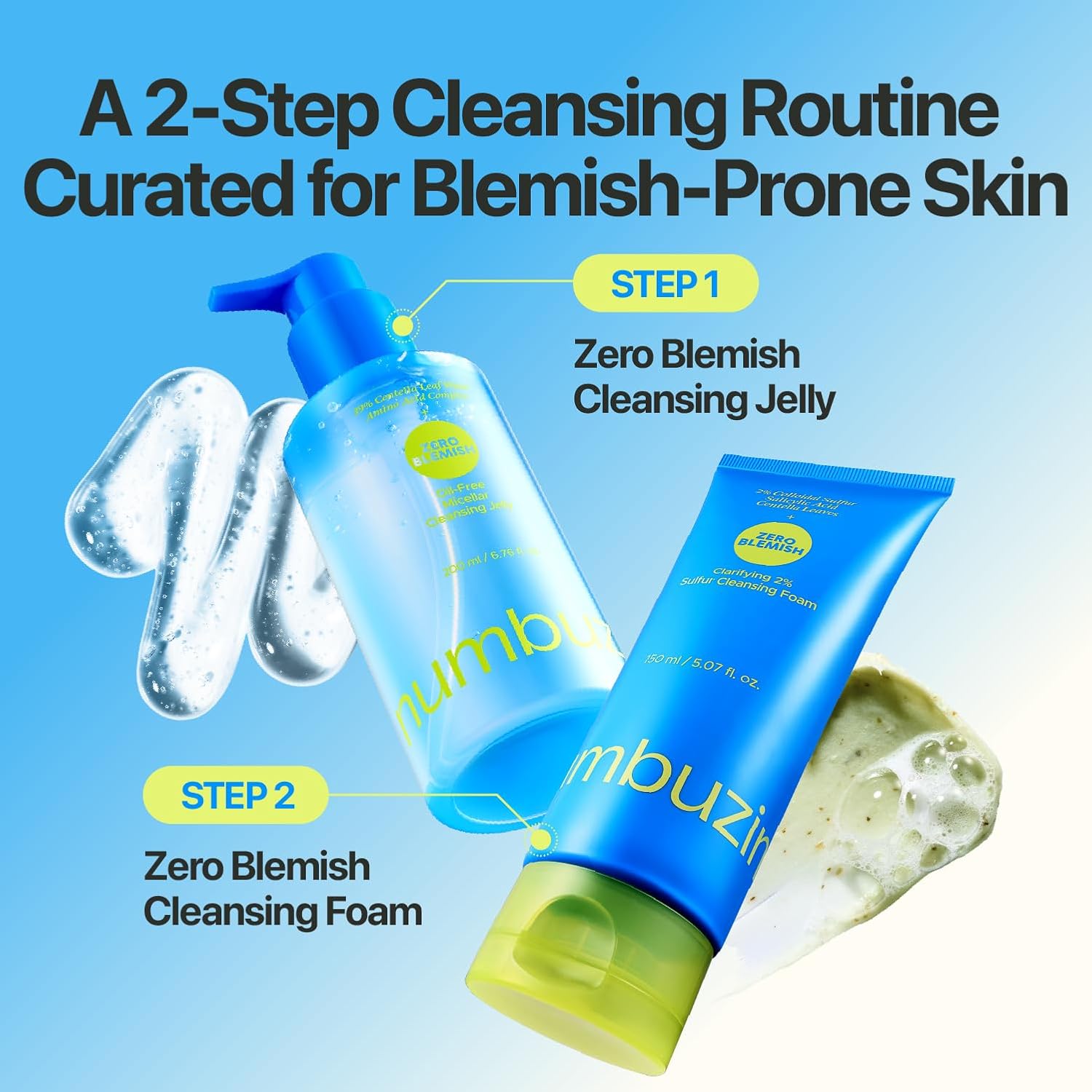 Zero Blemish Clarifying 2% Sulfur Cleansing Foam - 150ml
