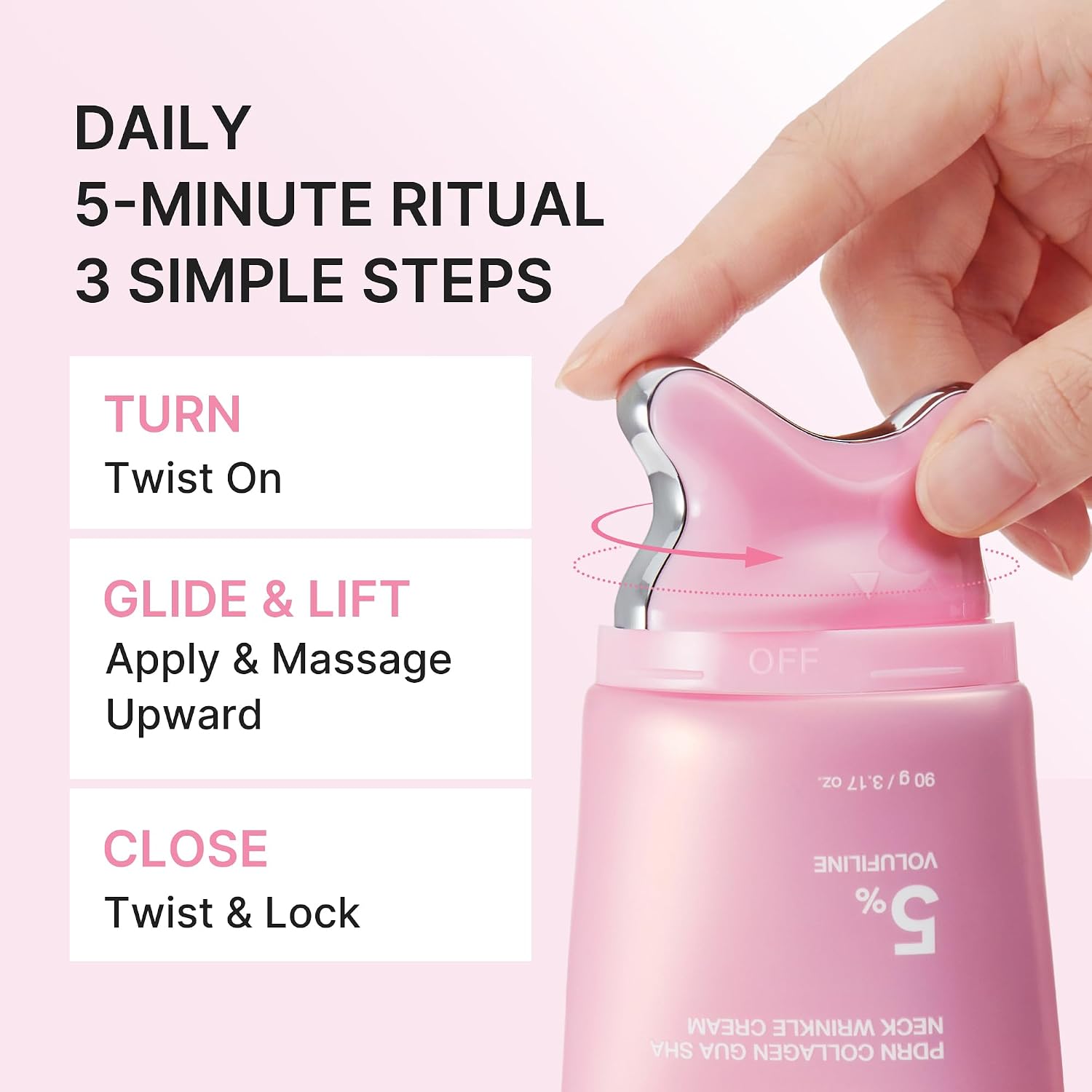 PDRN Collagen Gua Sha Neck Wrinkle Cream - 90g