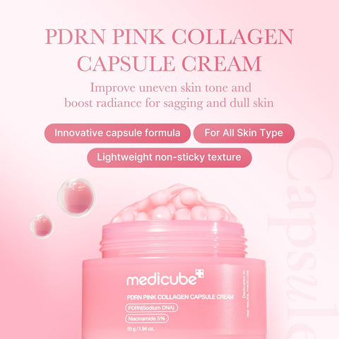 PDRN Pink Collagen Capsule Cream - 55g-Noura Skincare