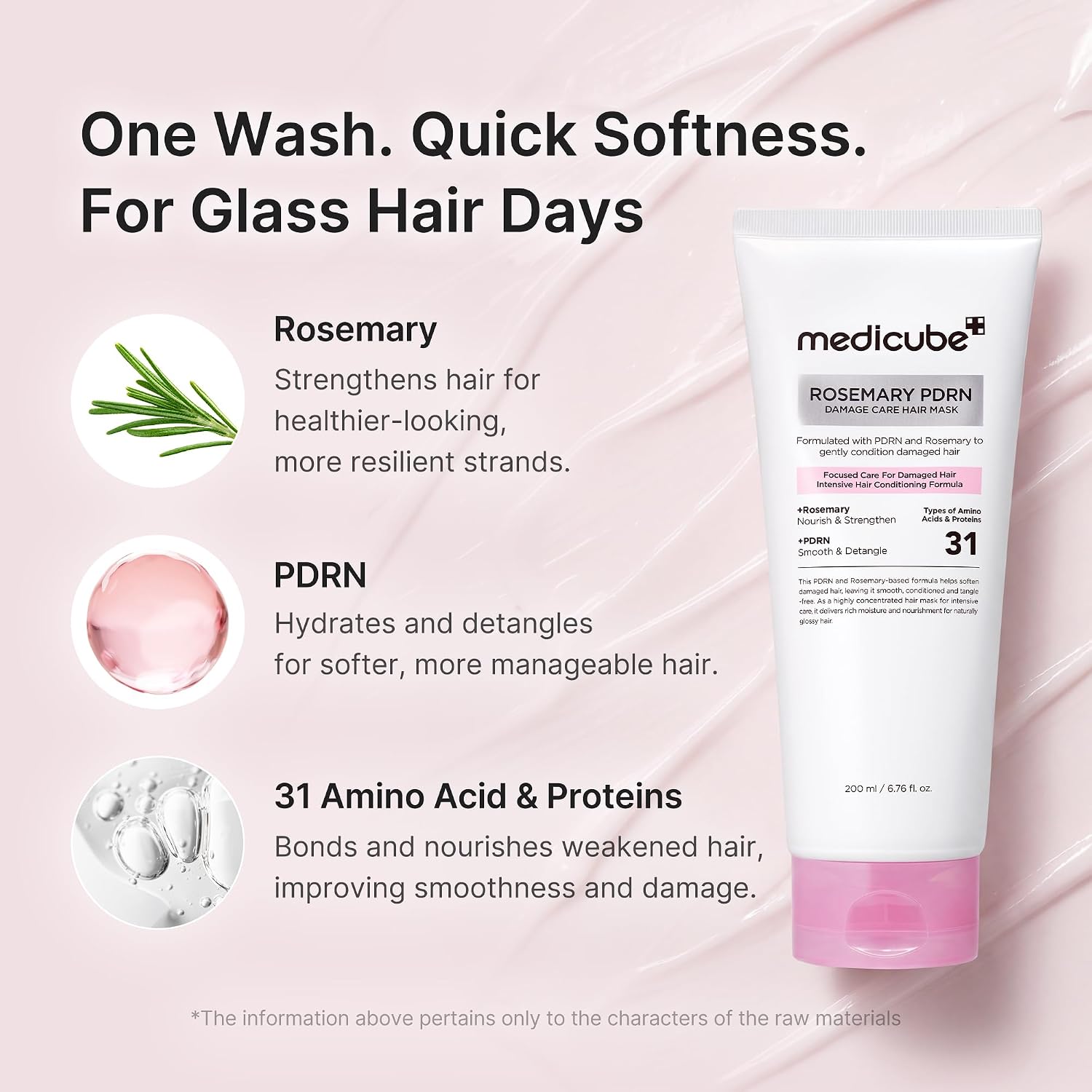 Rosemary PDRN Damage Care Hair Mask - 200ml