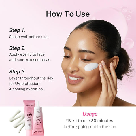 No Cast Just Dew PDRN Hydrating UV Serum SPF50 - 50ml