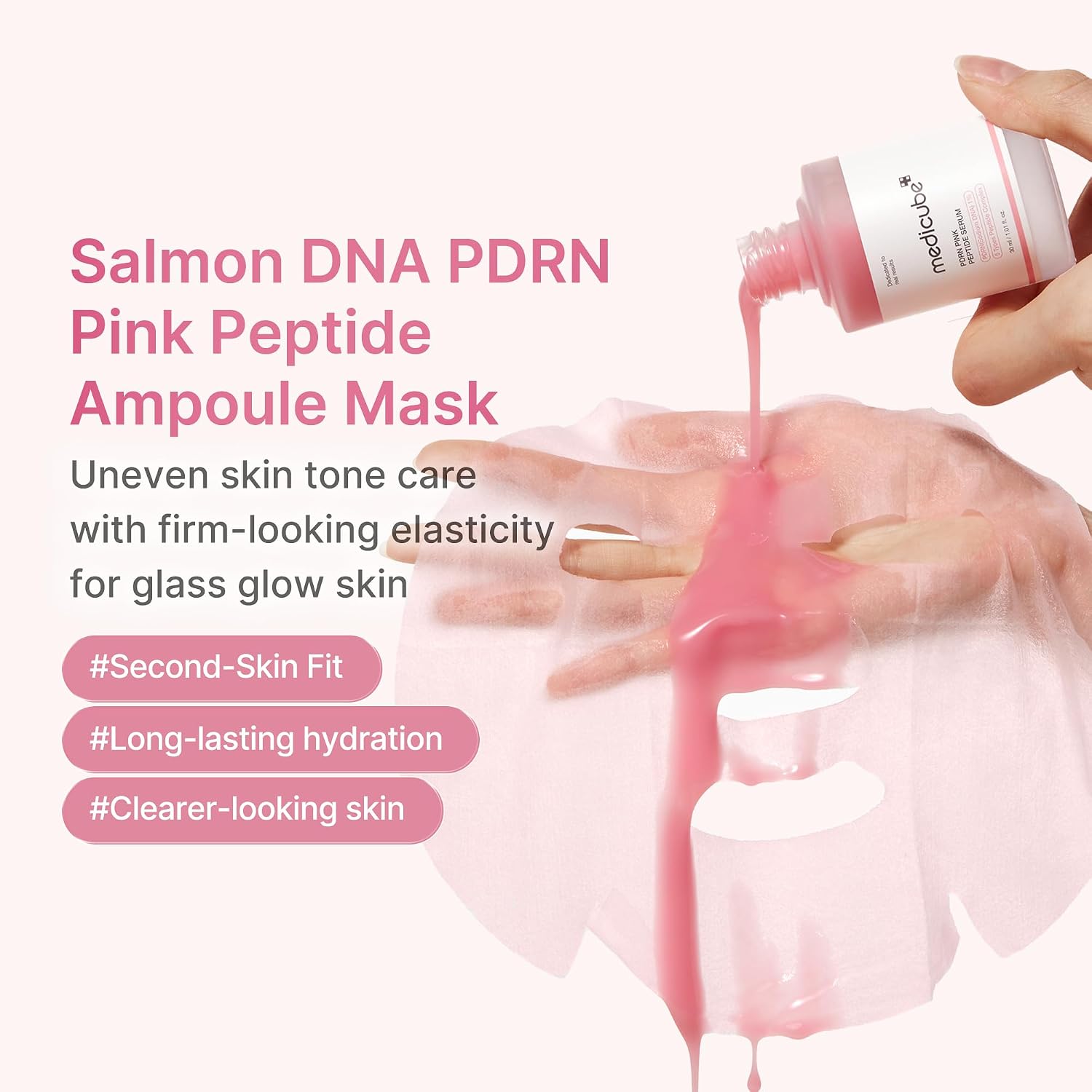 PDRN Pink Peptide Serum Mask - 6ea