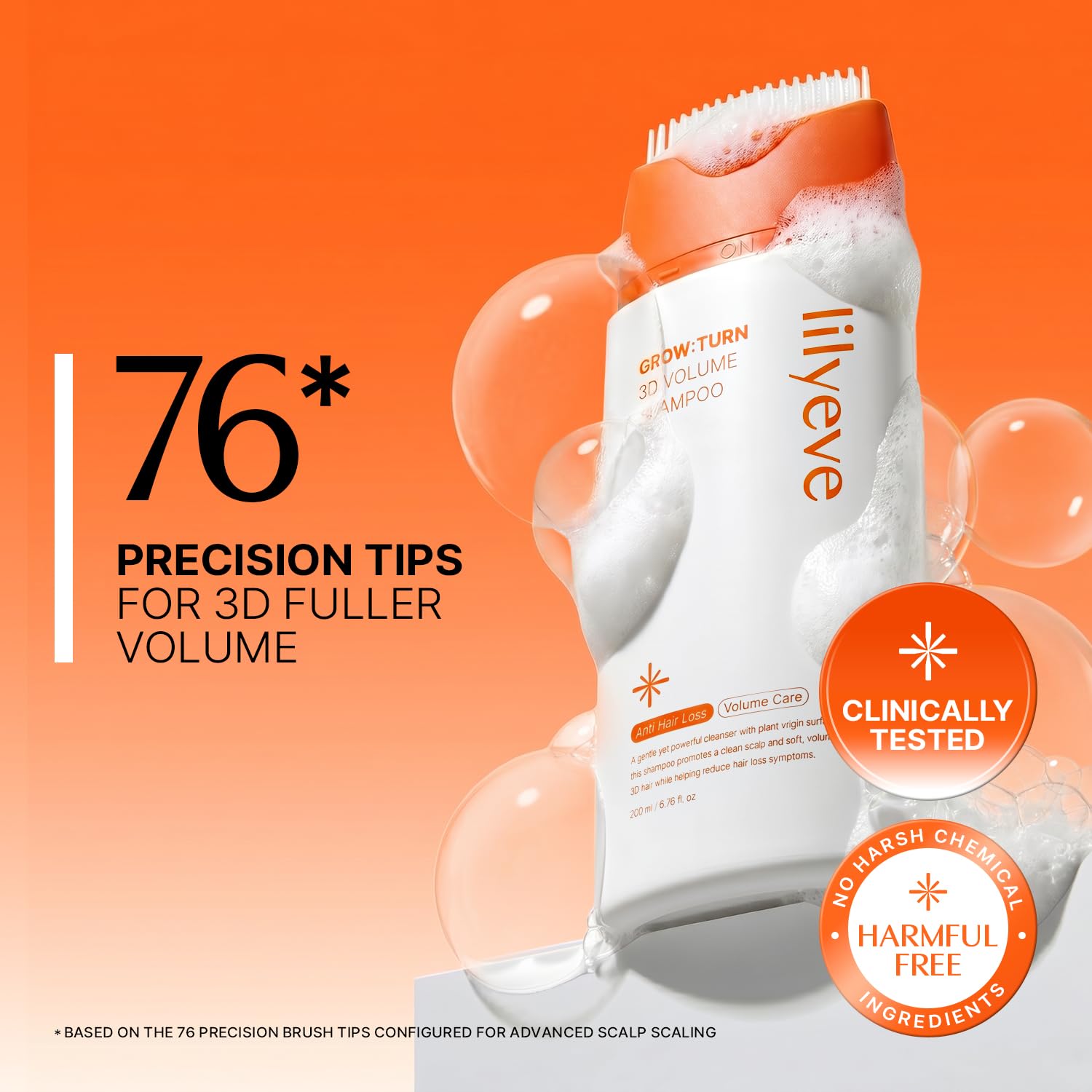 3D Volume Brush Shampoo - 200ml