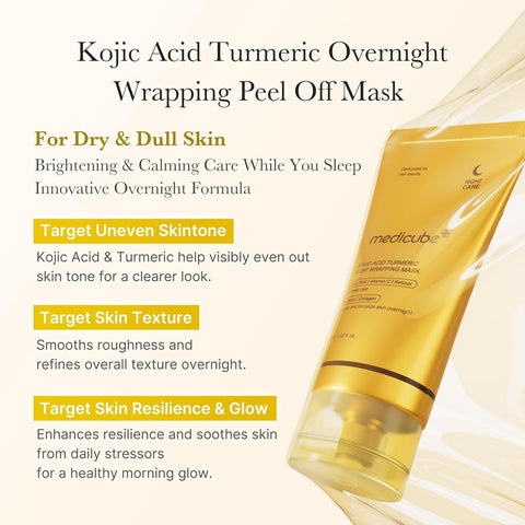 Kojic Acid Turmeric Night Wrapping Mask - 75ml