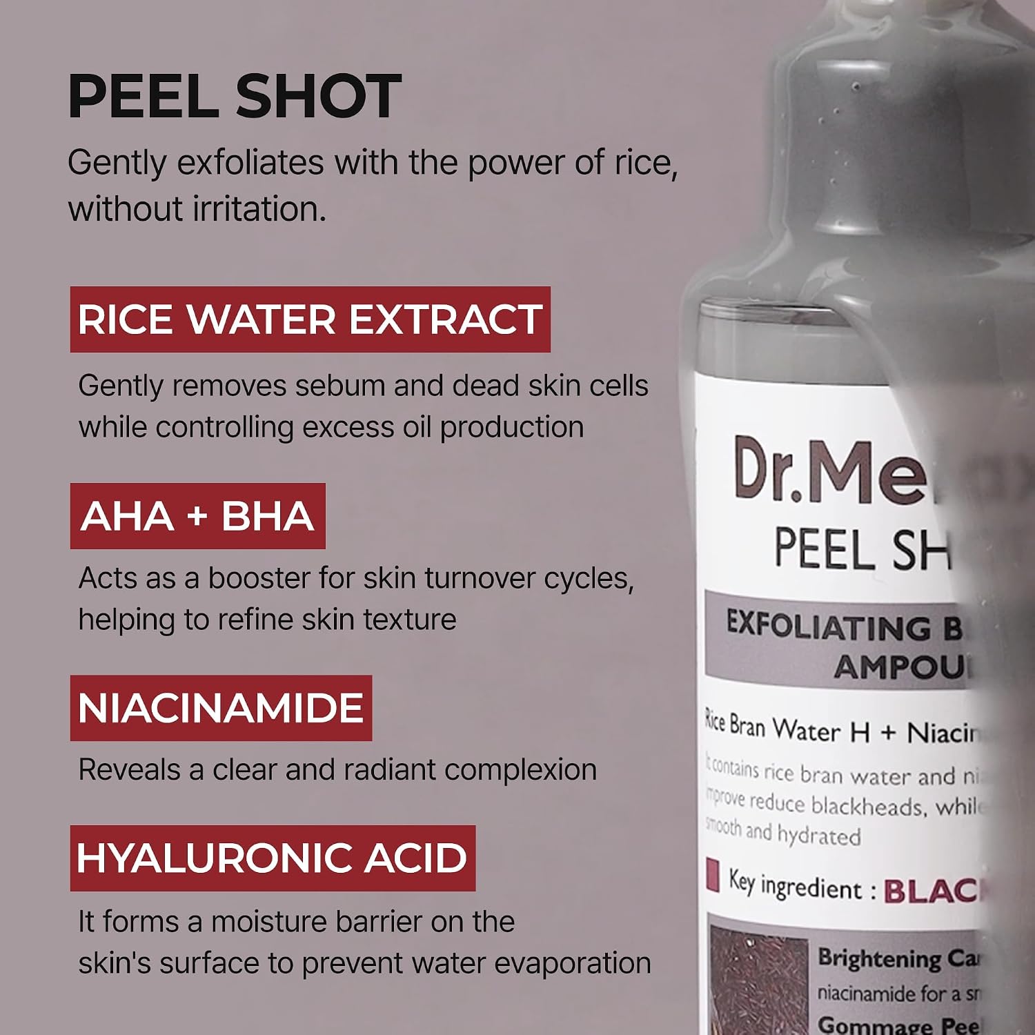 Exfoliating Black Rice Ampoule - 80ml