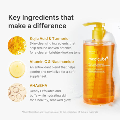 Kojic Acid Turmeric Vita Brightening Body Wash - 400ml