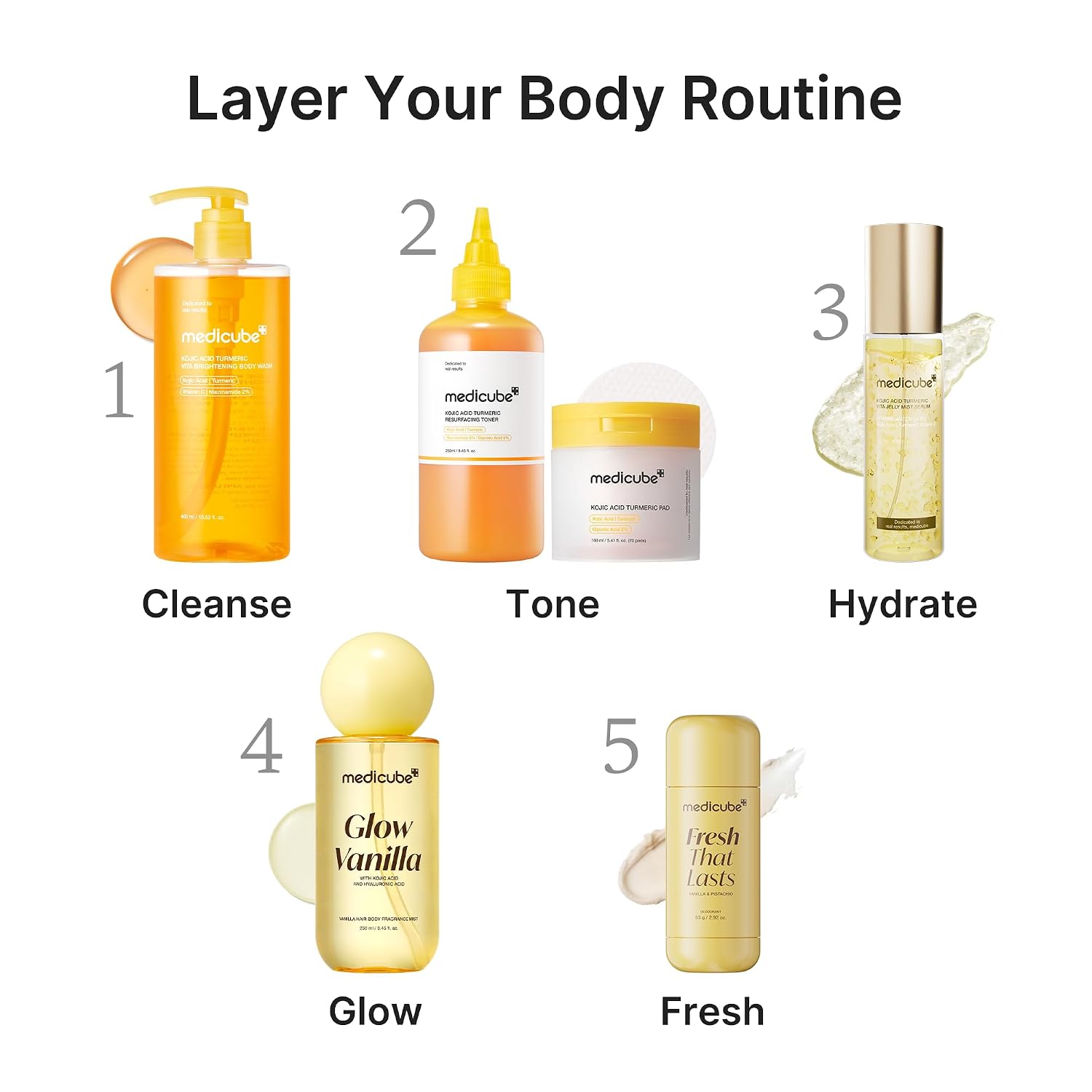 Glow Vanilla Hair & Body Fragrance Mist - 100ml