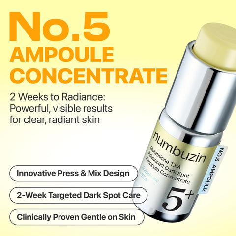 No.5 Glutathione TXA Advanced Dark Spot Ampoule Concentrate - 10g
