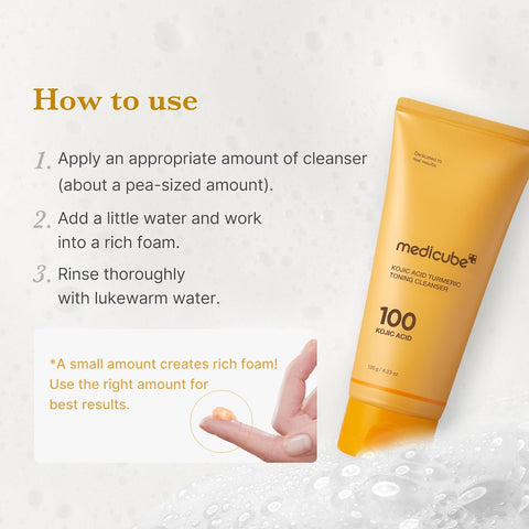 Kojic Acid Turmeric Toning Cleanser - 120g