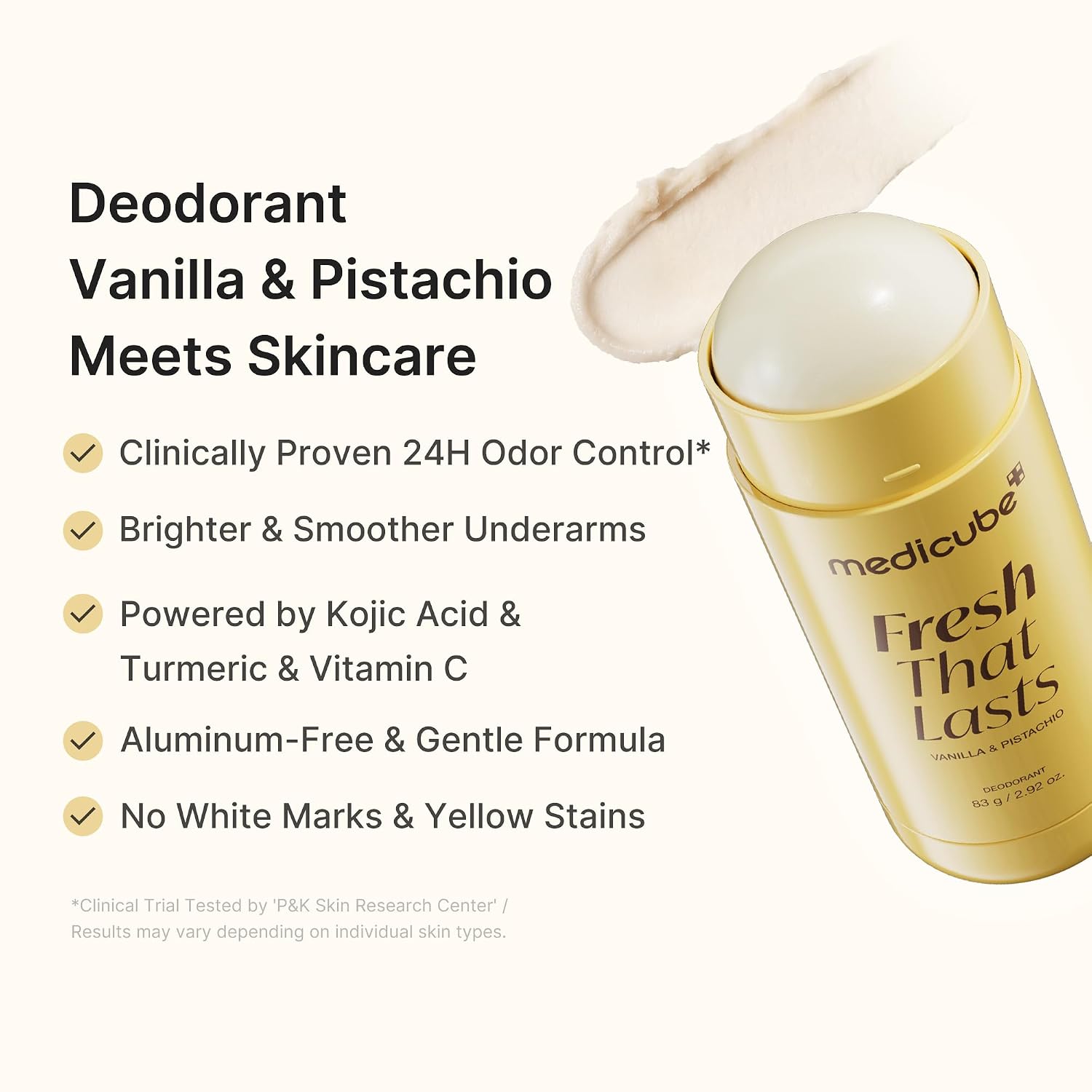 Fresh That Lasts Vanilla & Pistachio Deodorant - 83g