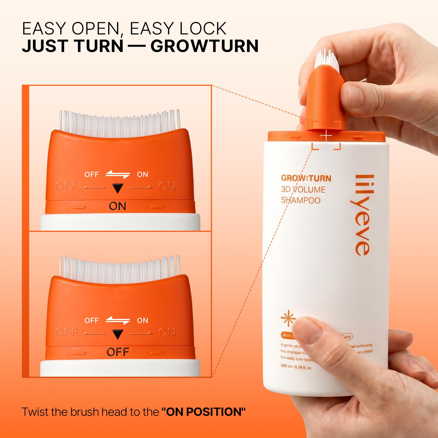 3D Volume Brush Shampoo - 200ml