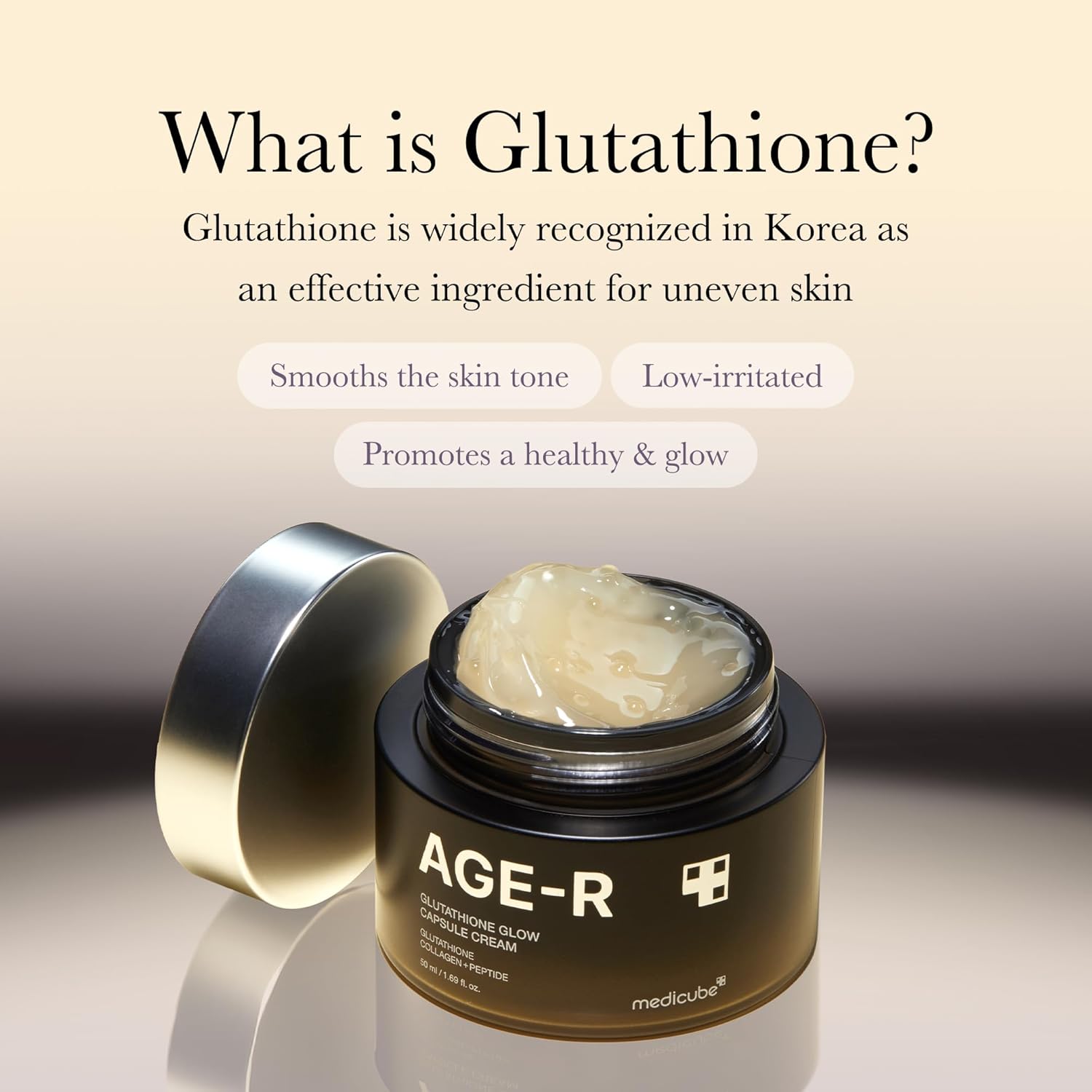 AGE-R Glutathione Glow Capsule Cream - 50ml