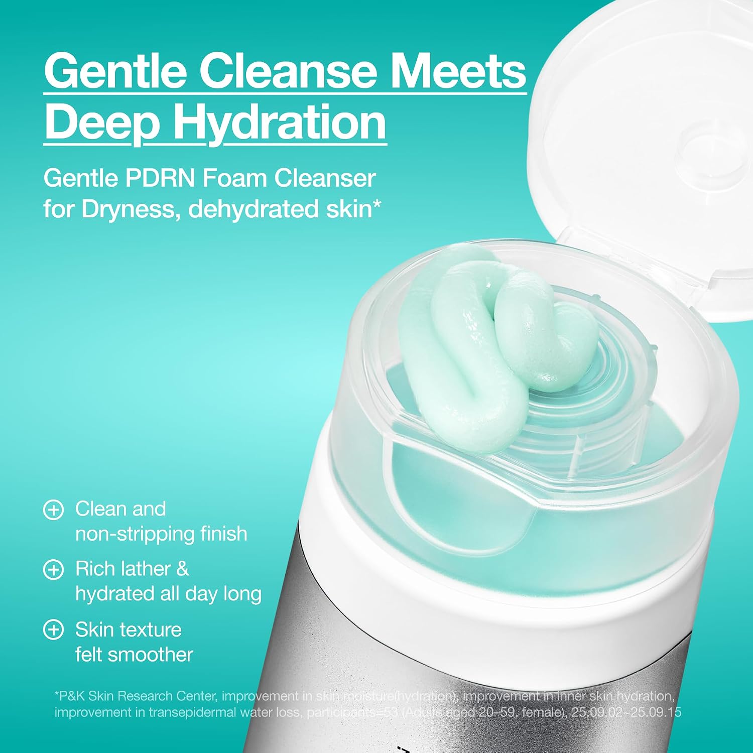 PDRN Hyaluronic Acid Moisturizing Cleansing Foam - 150ml