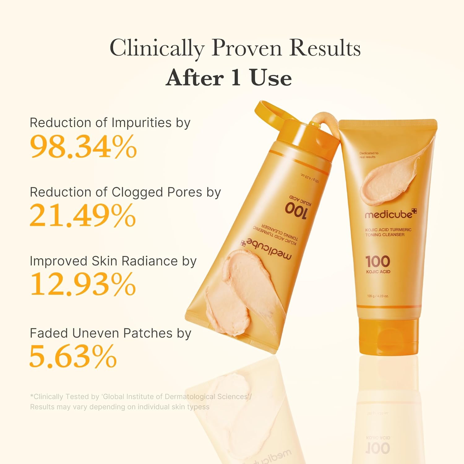 Kojic Acid Turmeric Toning Cleanser - 120g