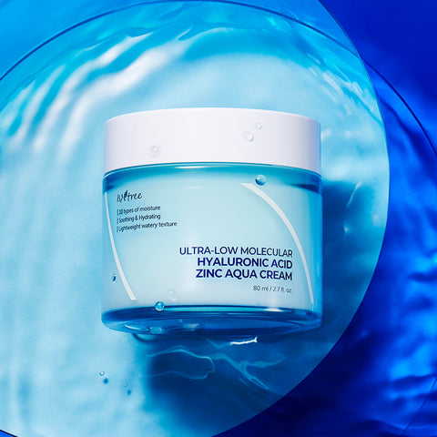 Ultra-low Molecular Hyaluronic Acid Zinc Aqua Cream - 80ml