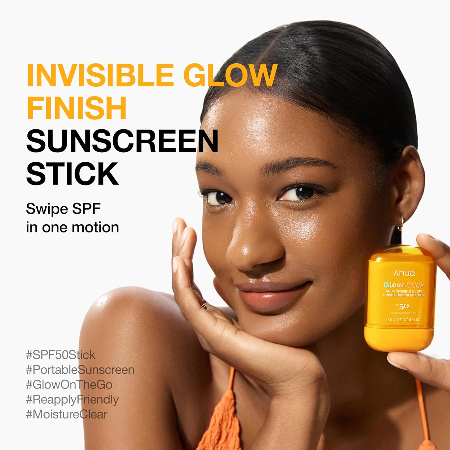 Invisible Glow Finish Sunscreen Stick - 18g