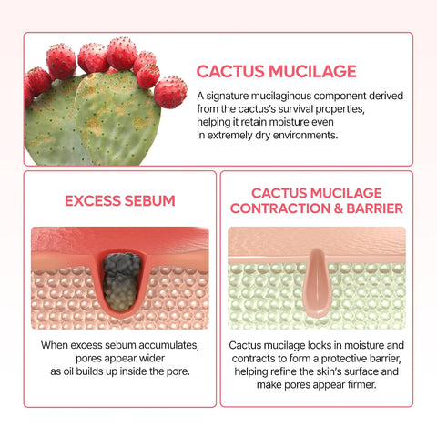 CACTOX Pore Relief Dual Capsule Cream - 65g
