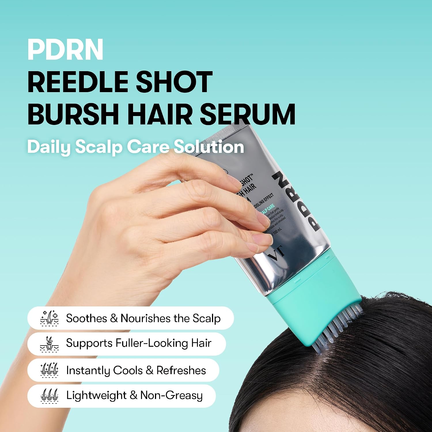 PDRN Reedle Shot Brush Hair Serum - 100ml