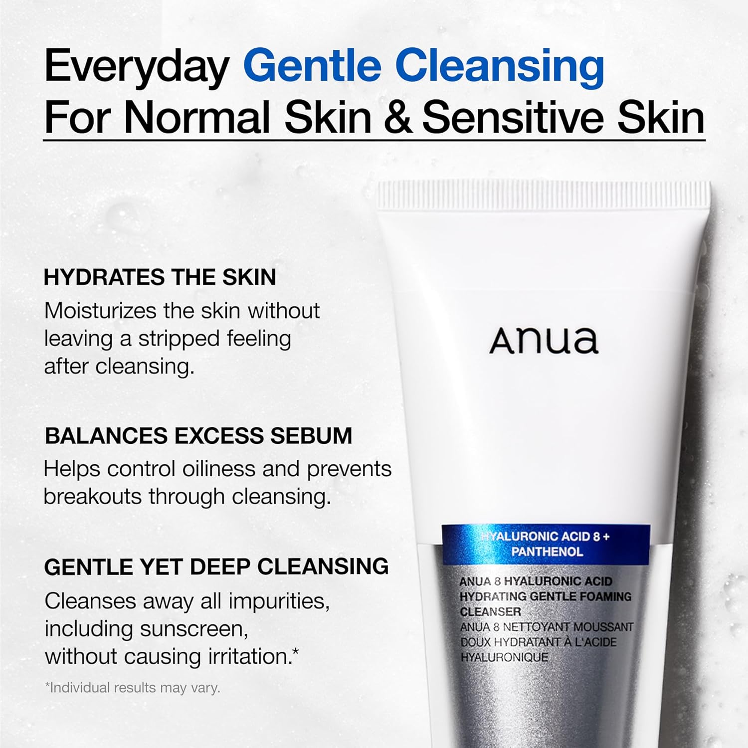 8 Hyaluronic Acid Hydrating Gentle Foaming Cleanser - 150ml