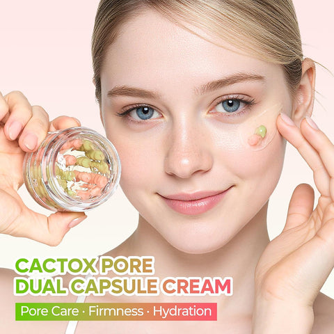 CACTOX Pore Relief Dual Capsule Cream - 65g
