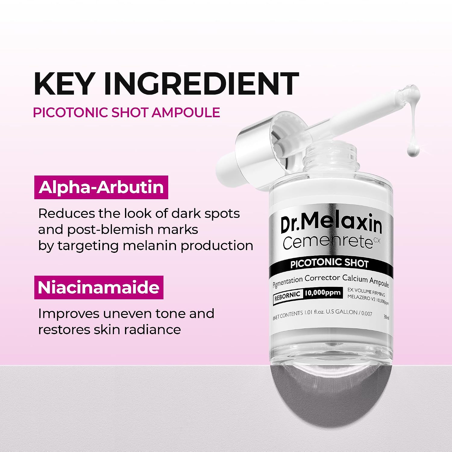 Cemenrete Picotonic Shot Pigmentation Ampoule - 30ml