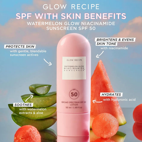 Watermelon Glow Niacinamide Sunscreen SPF 50 - 50ml