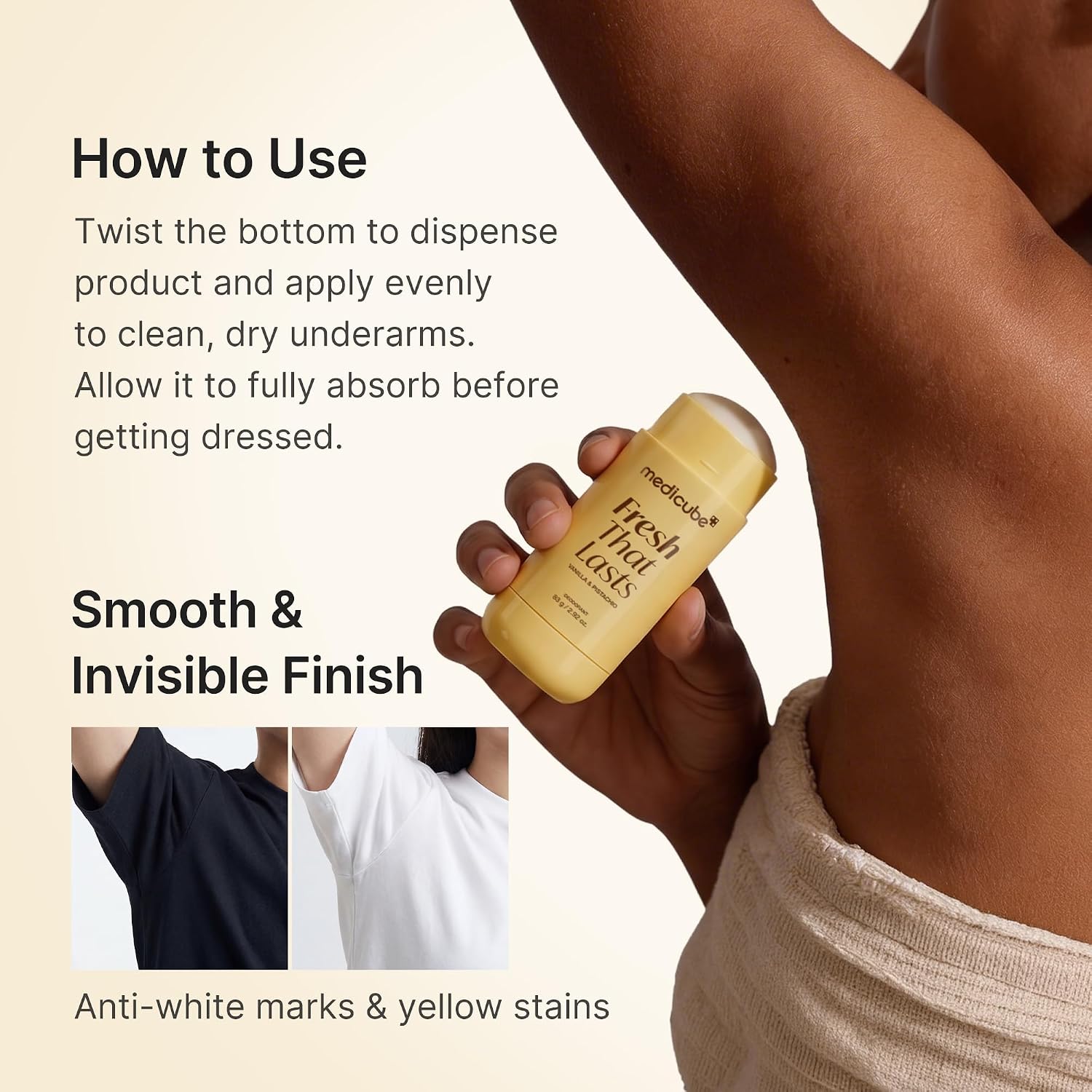 Fresh That Lasts Vanilla & Pistachio Deodorant - 83g
