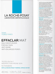 La Roche Posay La Roche-Posay Effaclar Mat Face Moisturizer, 1.35 Fl Oz