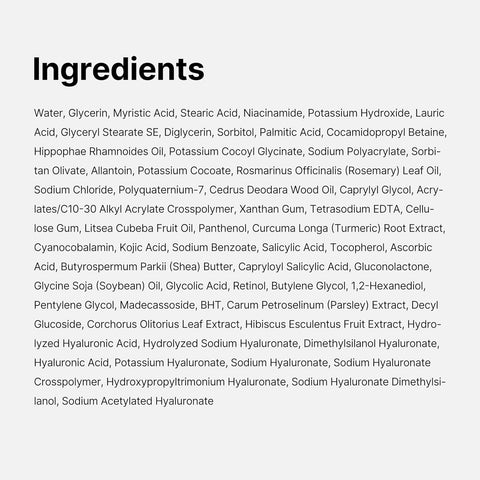 Kojic Acid Turmeric Toning Cleanser - 120g