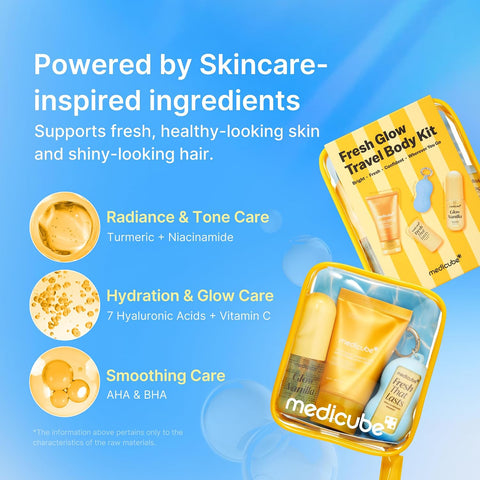 Fresh Glow Travel Body Kit - 3 Piece Set