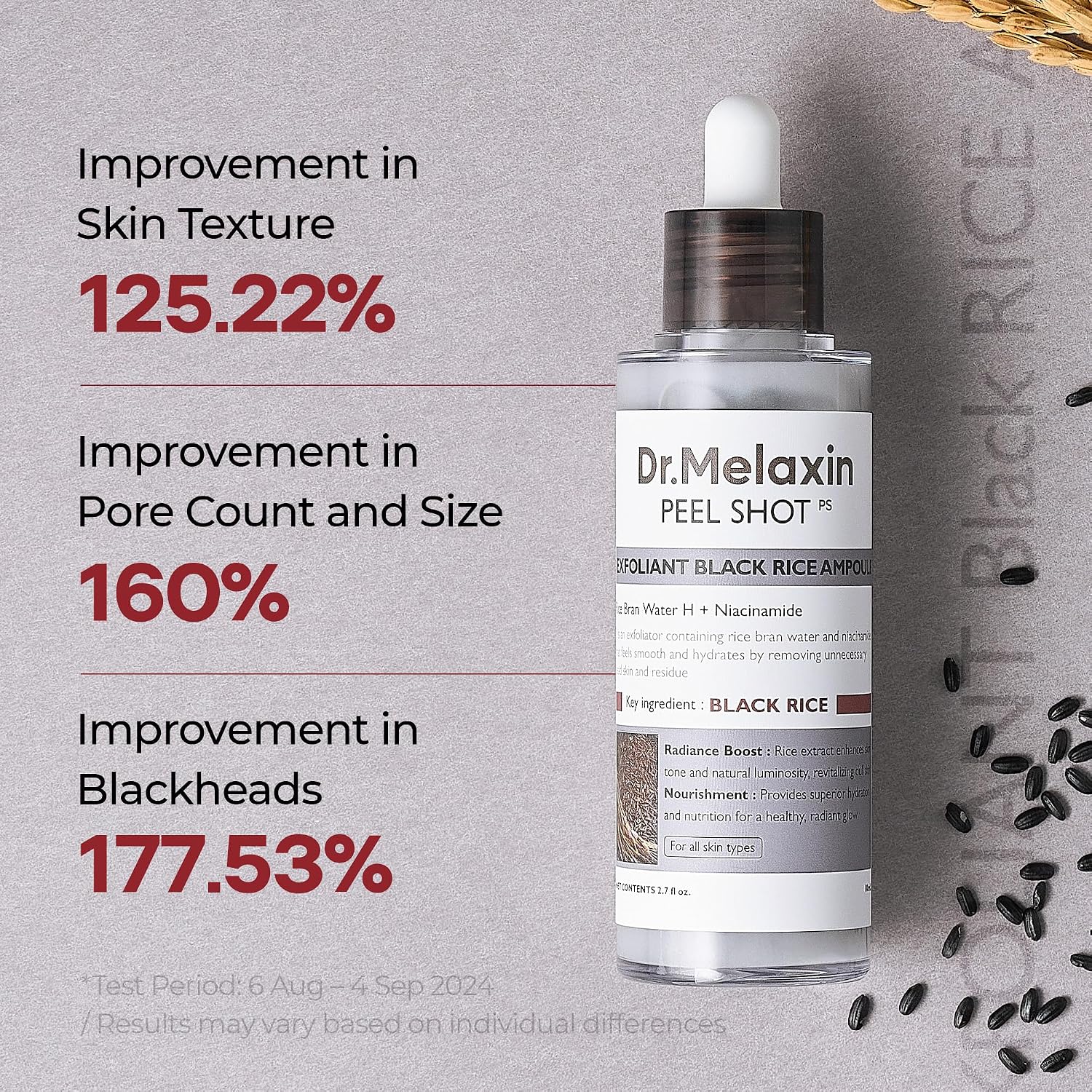 Exfoliating Black Rice Ampoule - 80ml