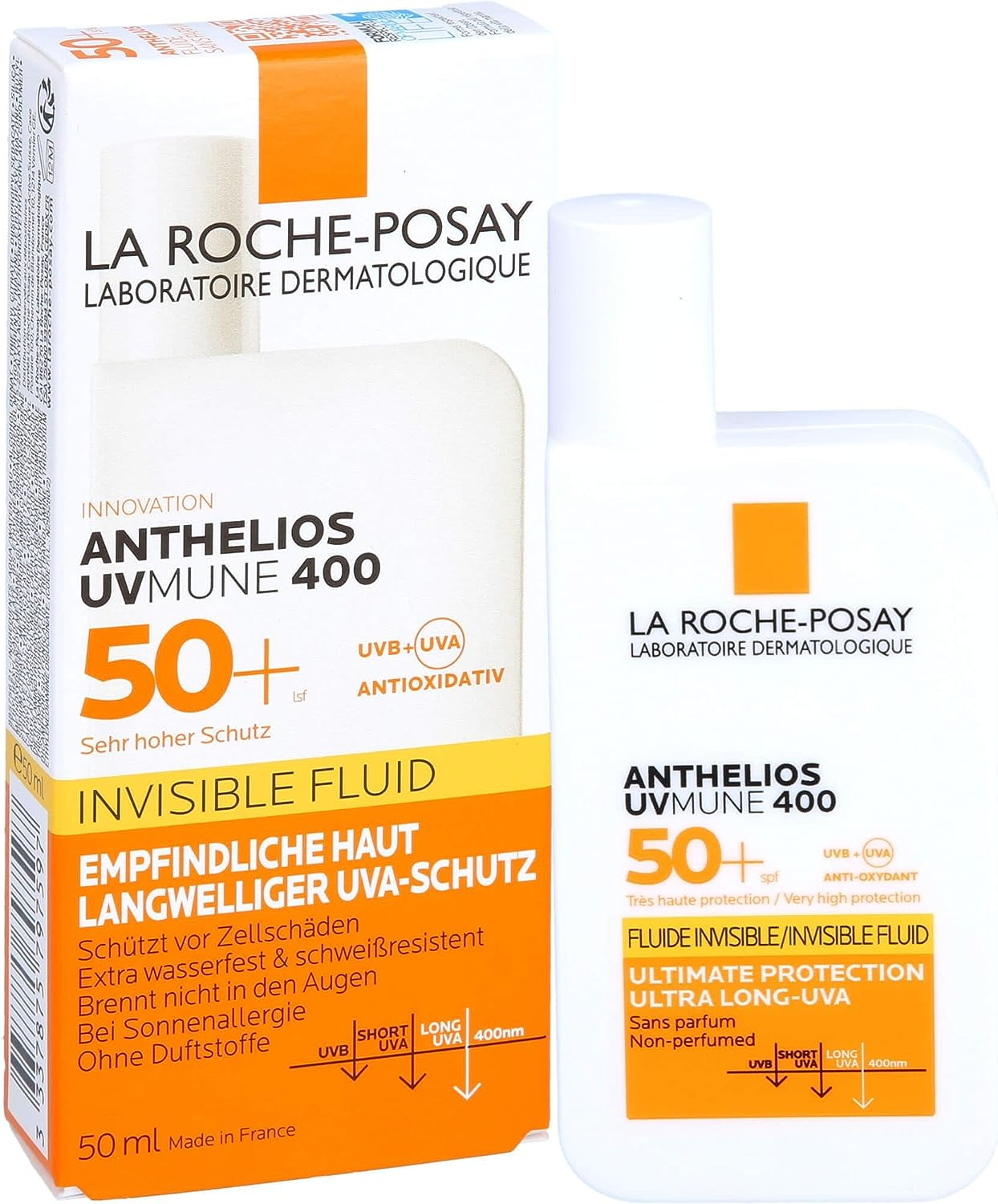 La Roche Posay ANTHELIOS UVMUNE 400 fluide invisible SFP50+ 50 ml