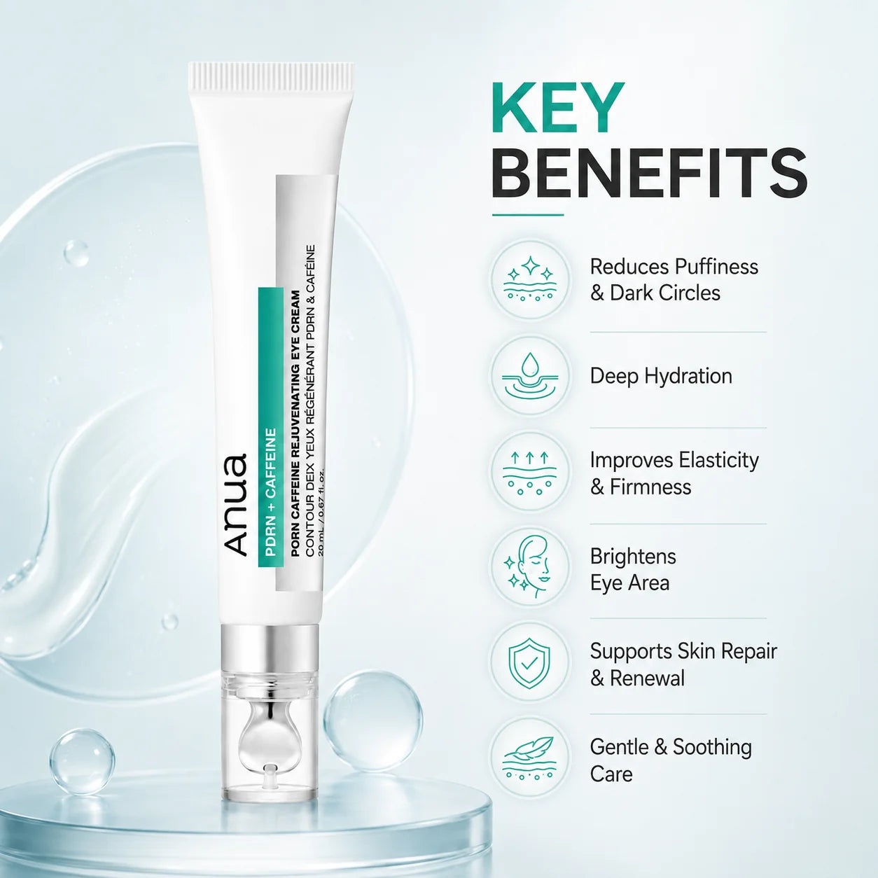 PDRN Caffeine Rejuvenating Eye Cream - 20ml