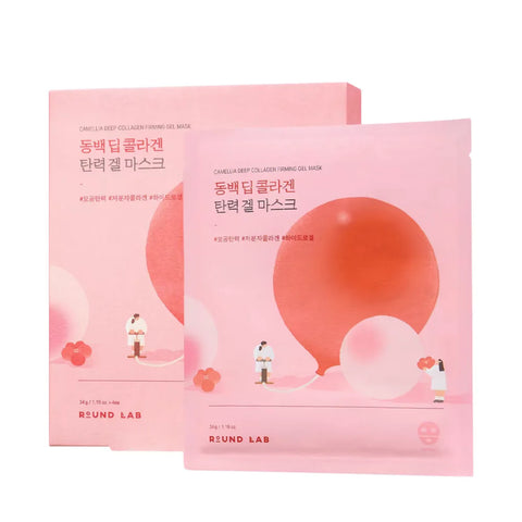 Camellia Deep Collagen Firming Gel Mask - 34g x 4 Sheets