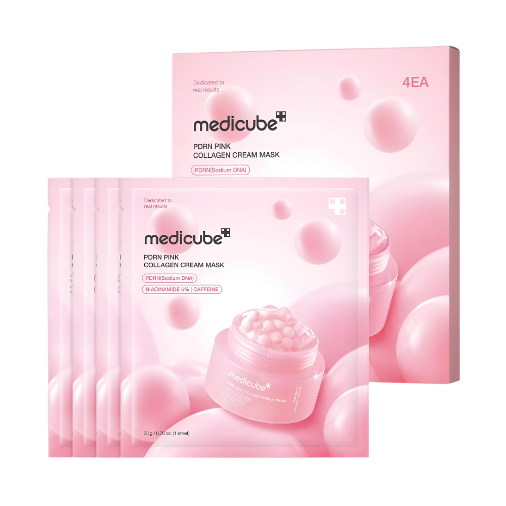 PDRN Pink Collagen Cream Mask - 4ea
