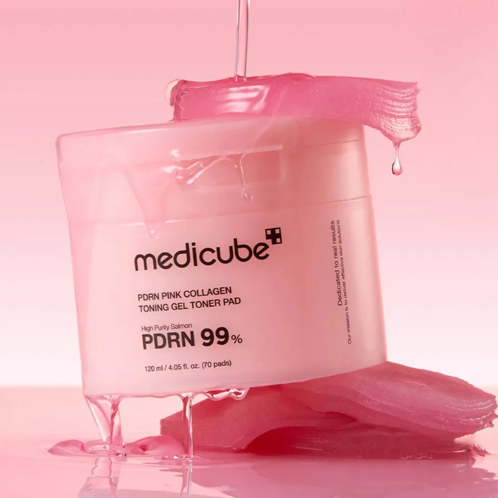 PDRN Pink Collagen Toning Gel Toner Pad - 70 Pads