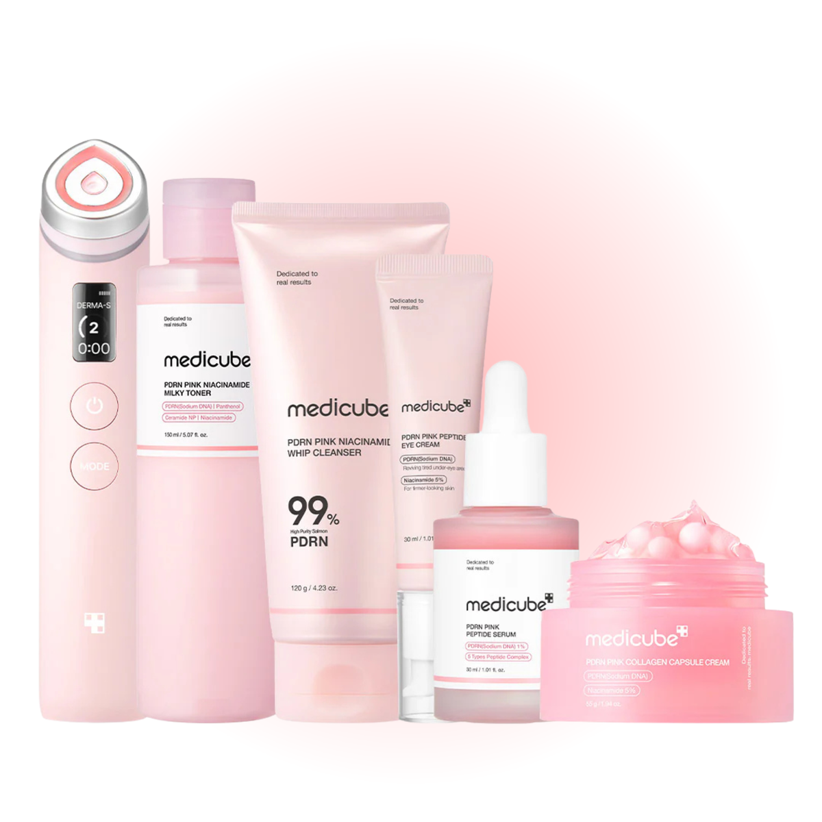 Medicube PDRN Pink Glow Full Set UAE | Anti-Aging Korean Skincare