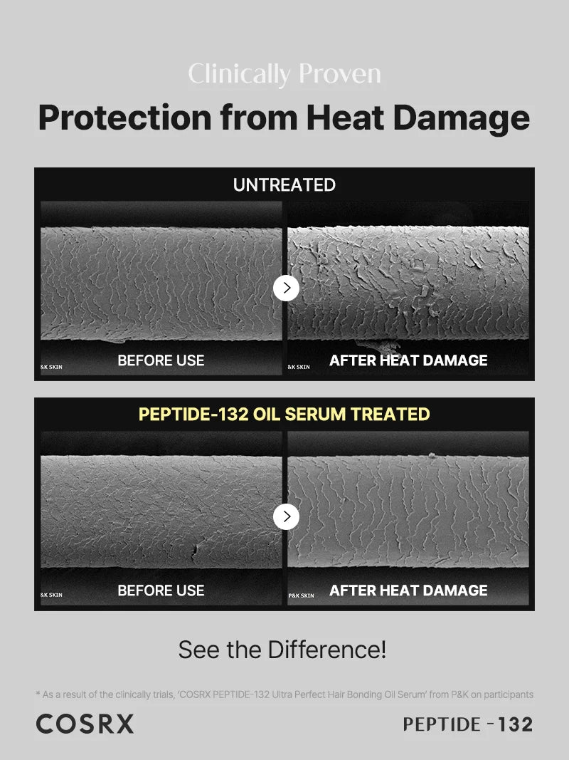 PEPTIDE-132 Ultra Perfect Hair Bonding Oil Serum - 28ml-CosRX-Noura Skincare