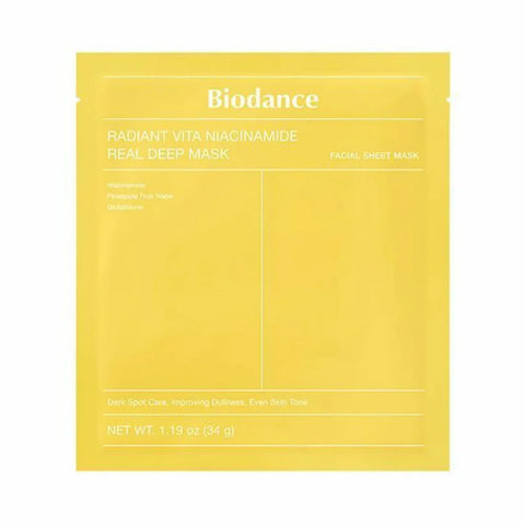 Radiant Vita Niacinamide Real Deep Mask - 4 Masks