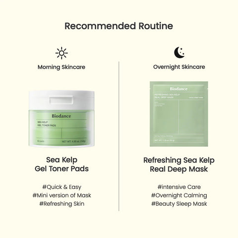 Sea Kelp Gel Toner Pads - 60 Pads