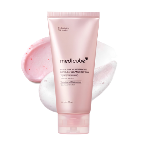 PDRN Pink Glutathione Capsule Cleansing Foam - 120g
