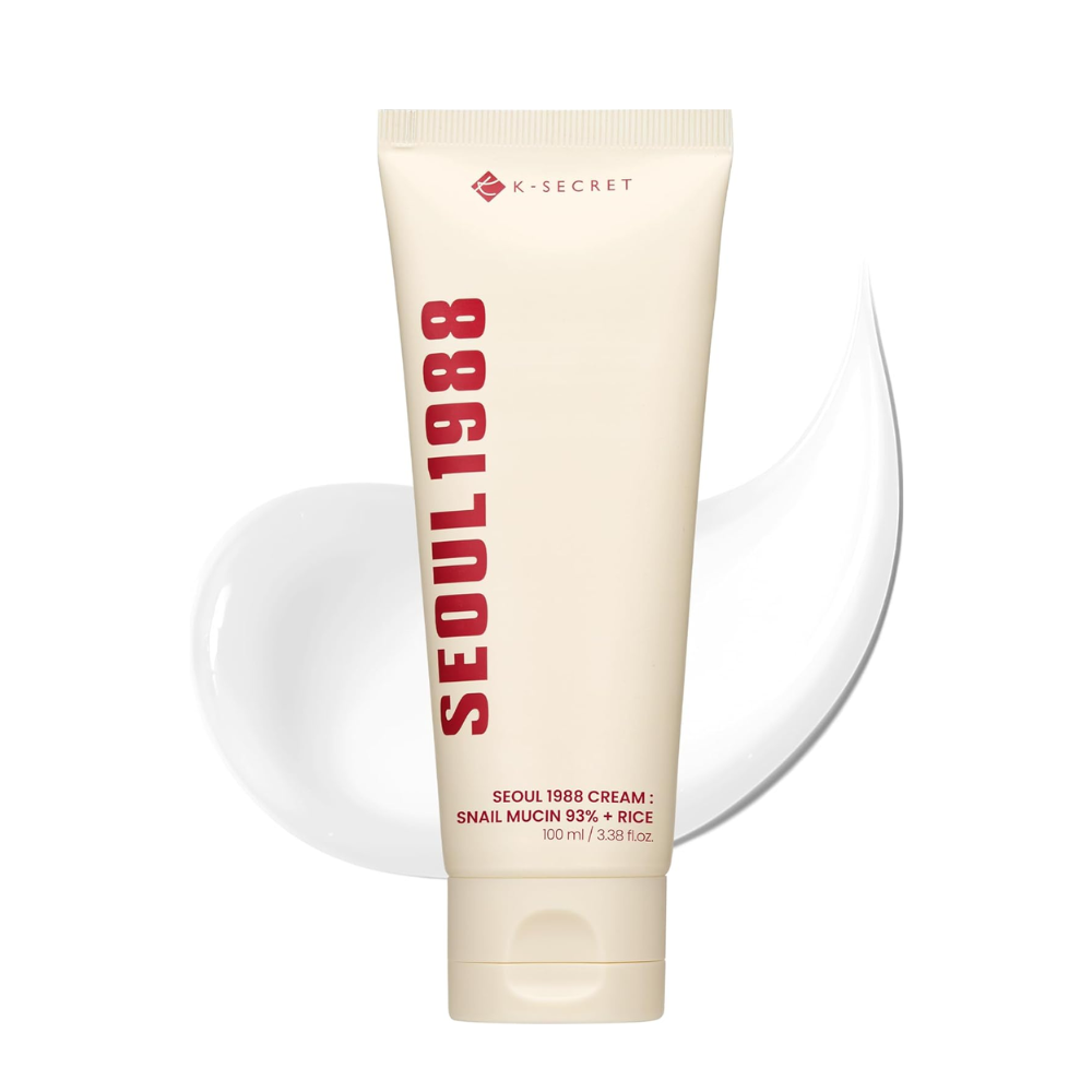 SEOUL 1988 Cream: Snail Mucin 93% + Rice - 100ml