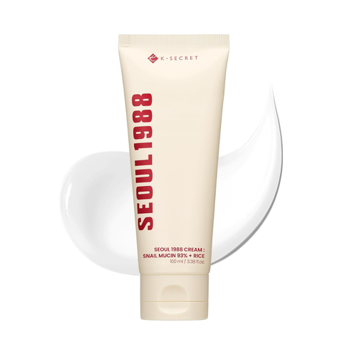 SEOUL 1988 Cream: Snail Mucin 93% + Rice - 100ml