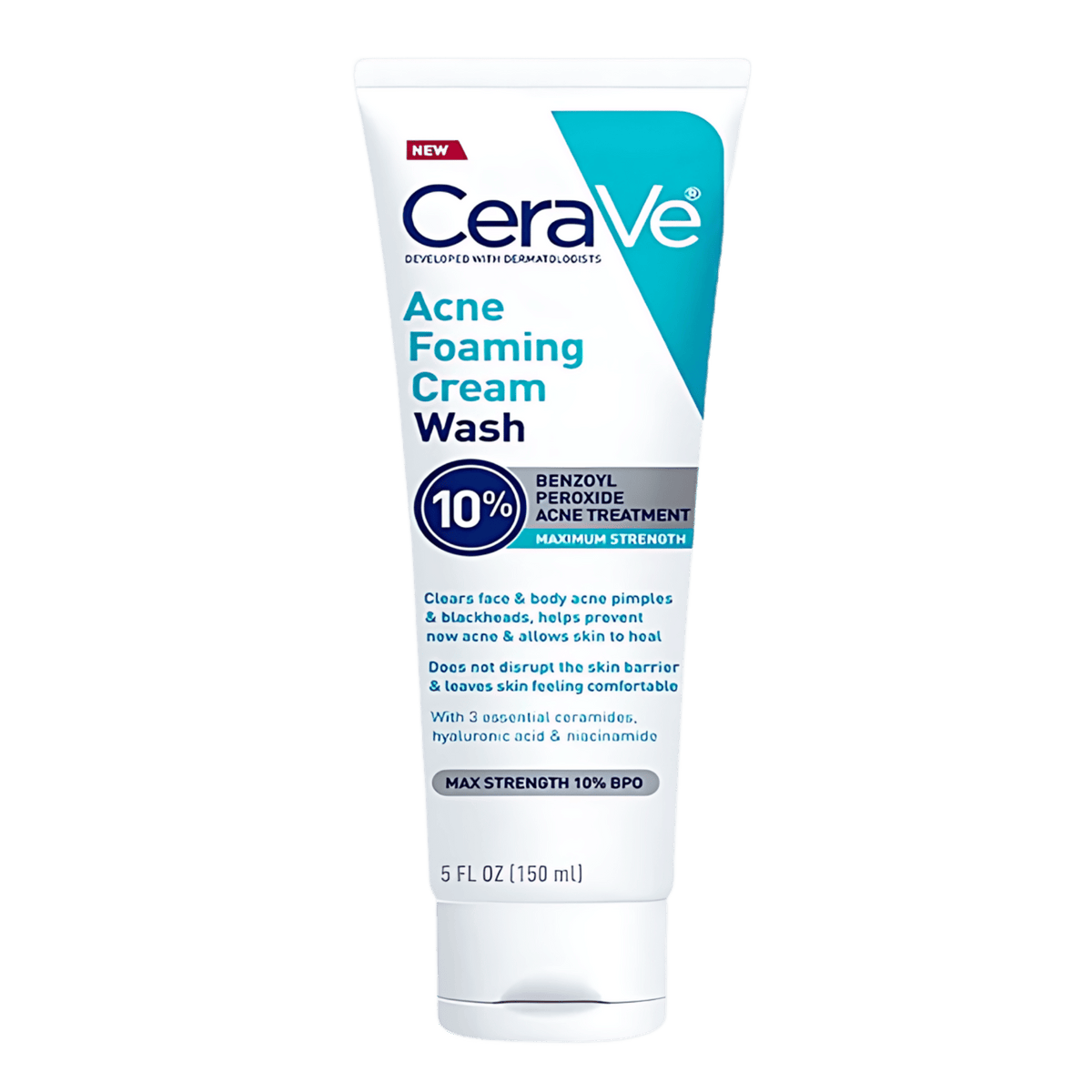 CeraVe Acne Foaming Cream Wash 10% (150ml)