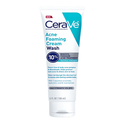 CeraVe Acne Foaming Cream Wash 10% (150ml)