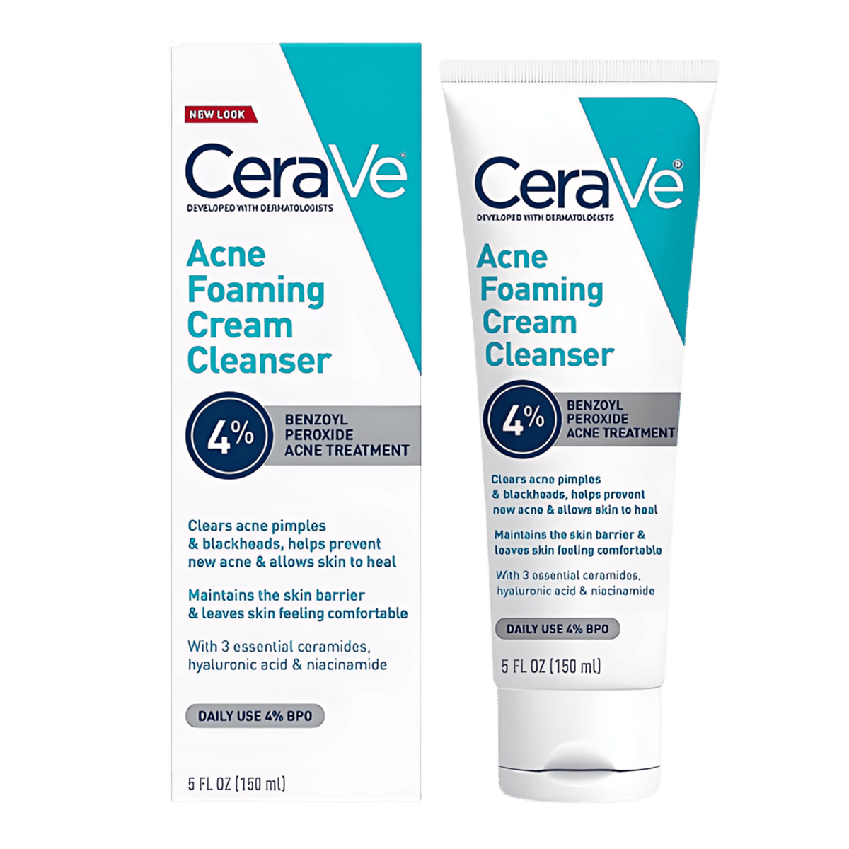 Cerave Acne Foaming Cream Cleanser 4% (150ml)