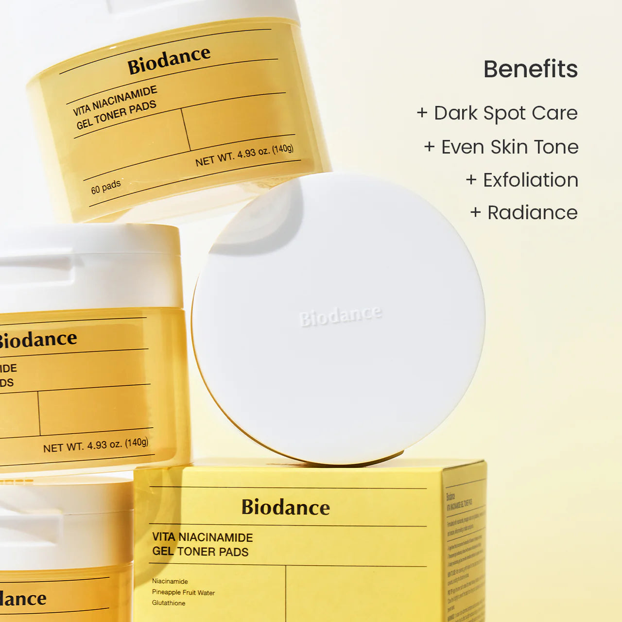 Vita Niacinamide Gel Toner Pads - 60 Pads